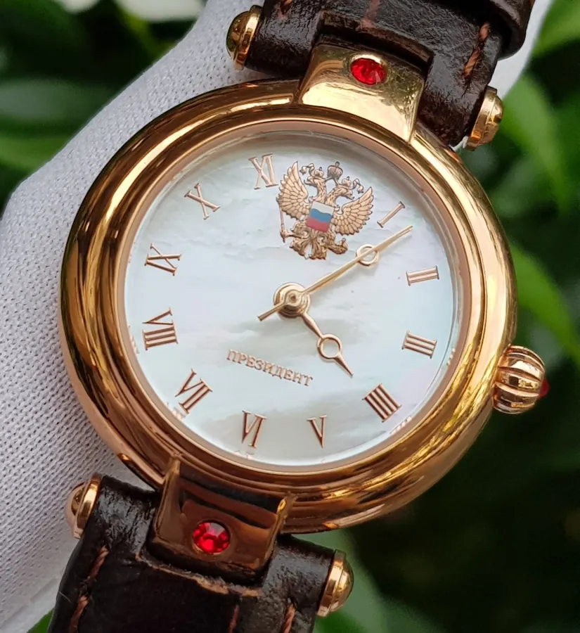 Đồng hồ Nữ Poljot President - PJ109 đính đá Ruby sang trọng