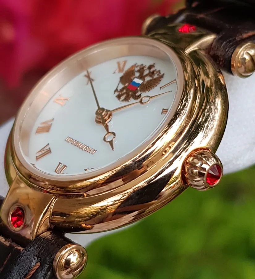 Đồng hồ Nữ Poljot President - PJ109 đính đá Ruby sang trọng