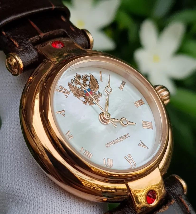 Đồng hồ Nữ Poljot President - PJ109 đính đá Ruby sang trọng