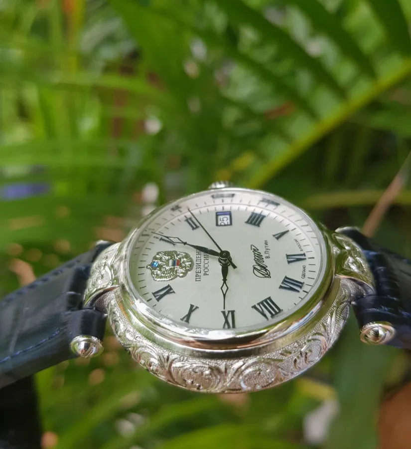 Poljot Watch President Putin 925 Sterling Silver PJ64