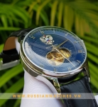 Đồng hồ Nam Poljot President PJ165: Máy lộ cơ quay như bản nhạc diệu kỳ, đánh thức cuộc sống bình dị