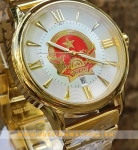 Đồng hồ tự động POLJOT NGA-VIỆT NAM MẶT QUỐC HUY PJ53-19: Quả tặng cao cấp từ nước Nga