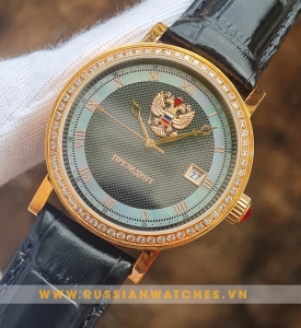 Đồng hồ Nga Poljot President PJ15-2: Dòng đồng hồ Luxury biệt danh Hắc Công Tử