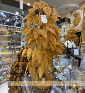 Hổ Phách Phong Thủy Baltic- HP-TV-17: Bồ Đề Hổ phách Khổng Lồ