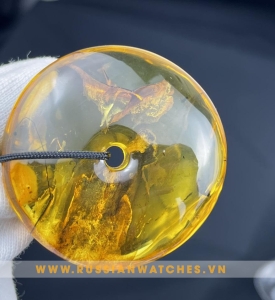 Mặt dây chuyền Hổ Phách Nga - HP-V-07