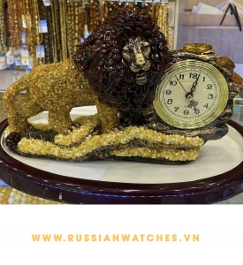 Ông Sư Tử Hổ Phách Baltic- HP-TV-04: Trang sức đá quý, nâng cao sinh khí, bảo vệ sức khỏe