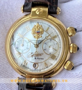 POLJOT PRESIDENT CHRONOGRAPH LIMITED PJ215: cục thép 5 kim biết chạy, nhiều người mê đắm