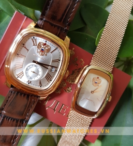 Đồng hồ cặp POLJOT PRESIDENT - COUPLE 01: Cặp đôi hoàn hảo