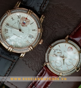 Đồng hồ cặp POLJOT PRESIDENT - COUPLE 06:  vẻ đẹp kỳ diệu, vượt qua mọi giới hạn thời gian