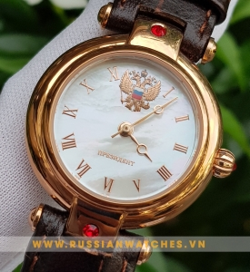 Đồng hồ Nữ Poljot President - PJ109 đính đá Ruby sang trọng