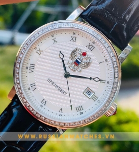 Đồng hồ Nga Poljot President PJ15-1: Dòng đồng hồ Luxury mệnh danh Bạch công tử
