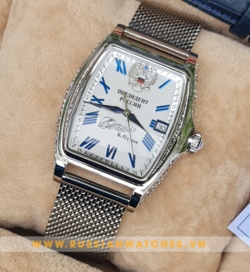 Đồng hồ Nga Poljot President PJ175-1: Đồng hồ cao cấp với hoa văn điêu khắc thủ công 