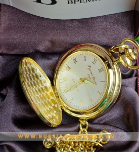 Đồng hồ bỏ túi Quả Quýt thương hiệu RussianTime Since 1930 PJ177: Mẫu đồng hồ sành điệu