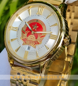 Đồng hồ tự động POLJOT NGA-VIỆT NAM MẶT QUỐC HUY PJ53-19: Quả tặng cao cấp từ nước Nga