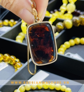 Vòng Đeo Cổ Hổ Phách Baltic- HP-DC-12: Những viên ngọc hóa đá ngàn năm 