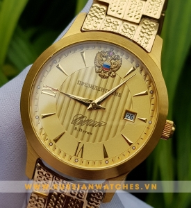 Đồng hồ Nga Poljot President - PJ113-2: Đồng hồ Vàng Đúc Nguyên Khối Sang Trọng