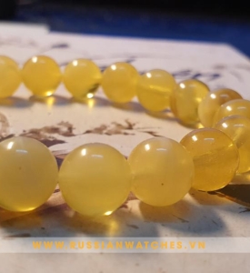 Vòng Đeo Tay Hổ Phách Baltic- HP-DT-15: Vòng đeo hổ phách sang trọng 