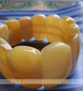 Vòng Đeo Tay Hổ Phách Baltic- HP-DT-58: Kim cương máu của Nga 