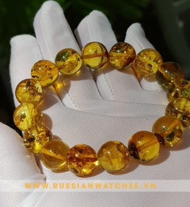 Vòng Đeo Tay Hổ Phách Baltic- HP-DT-73: Vòng đeo tay năng lượng thiên nhiên