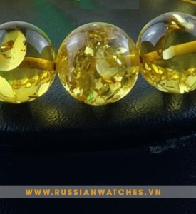 Vòng Đeo Tay Hổ Phách Baltic- HP-DT-79: Hổ phách đá quý chứa năng lượng ngàn năm