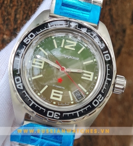 Đồng hồ Nga VOSTOK  KOMANDIRSKIE VO72: Đồng hồ Quân Đội, phong cách thể thao