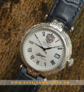 Poljot Watch President Putin 925 Sterling Silver PJ64