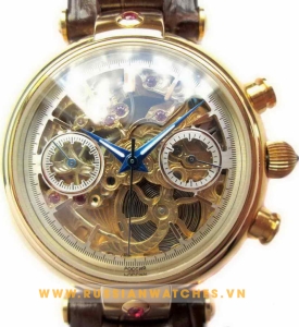Poljot Chronograph President Putin Skeleton PJ19-3